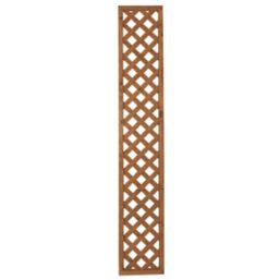 Forest Fence Topper Softwood Rectangular Trellis 6' x 1' 5 Pack