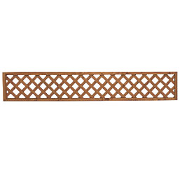 Forest Fence Topper Softwood Rectangular Trellis 6' x 1' 5 Pack