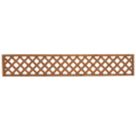 Forest Fence Topper Softwood Rectangular Trellis 6' x 1' 5 Pack