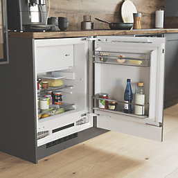 Cooke & Lewis  Integrated Fridge with Ice Box White 596mm