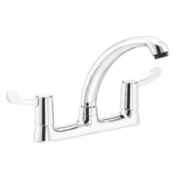 Streame by Abode ACT2045 Lever Deck Mounted Bridge Mixer Chrome