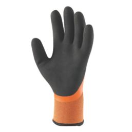 Scruffs  Thermal Gloves Orange / Black Large