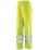 Tough Grit  Hi-Vis Waterproof Trousers Elasticated Waist Yellow / Navy X Large 48" W 32" L