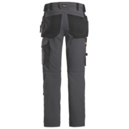 Snickers 6271 Full Stretch Work Trousers Black 38" W 32" L