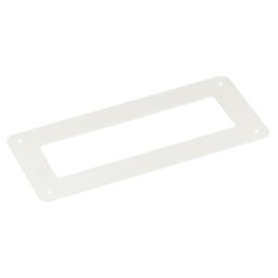 Manrose Rectangular Wall Plate White 120mm