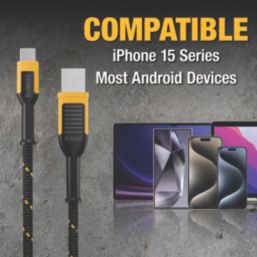 DEWALT USB-A to USB-C Charging Cable  3m