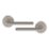 Cooke & Lewis Izenah Lever on Rose Door Handles Pair Satin Nickel