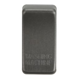 Knightsbridge 'WASHING MACHINE' Switch Cover Smoked Bronze