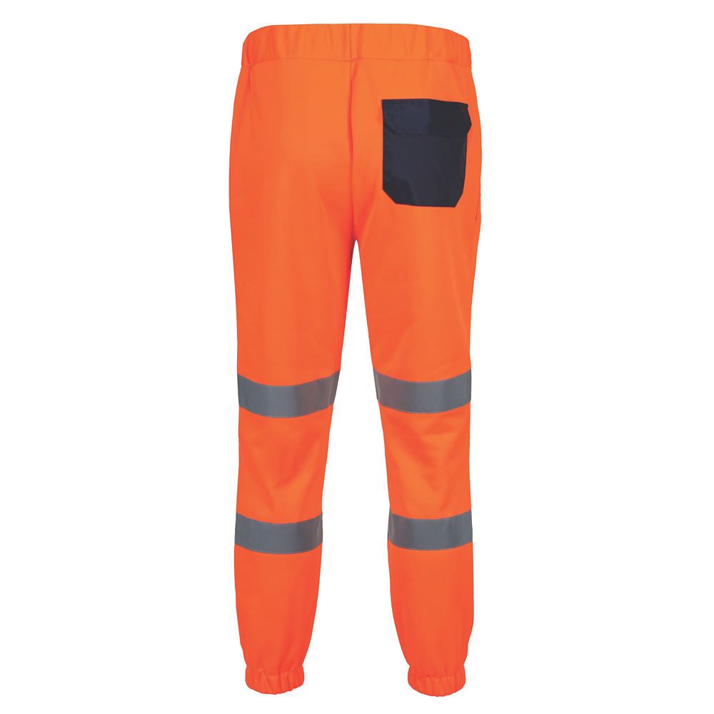 Regatta Pro Hi Vis Joggers Orange Navy Medium 31 W 28 L