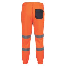 Regatta Pro Hi-Vis Joggers Orange/Navy Medium 31" W 28" L