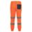 Regatta Pro Hi-Vis Joggers Orange/Navy Medium 31" W 28" L