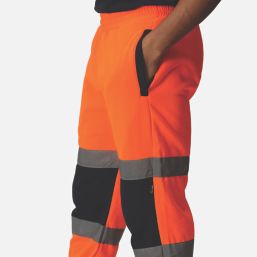 Regatta Pro Hi-Vis Joggers Orange / Navy Medium 31" W 28" L