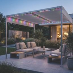 Calex  8m Rechargeable LED String Lights 1500lm