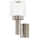 Eglo Poliento Outdoor Wall Light White/ Clear