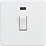 Knightsbridge  20A 1-Gang DP Control Switch Matt White with LED