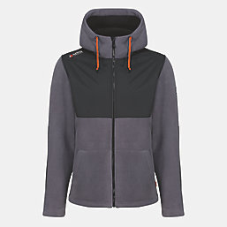 Regatta Garrison Hooded Fleece Jacket Grey X Large 50" Chest