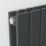 Ximax George Twist 1800mm x 590mm 6577BTU Anthracite Vertical Designer Radiator