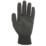 MCR Safety GP1002PU General Handling Gloves Black Large 1 Pair