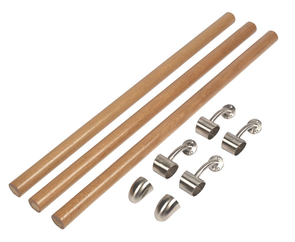 Richard Burbidge Fusion White Oak Banister Kit Prefinished 3600mm
