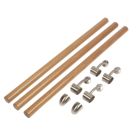 Richard Burbidge Fusion White Oak Banister Kit PreFinished 3600mm