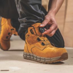 DEWALT Lancaster BOA Size 10  Wheat Waterproof Steel Toe Cap Safety Boots