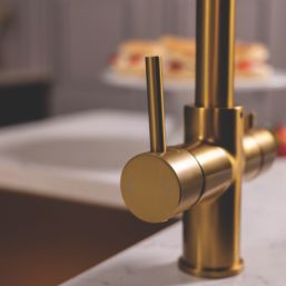 ETAL Elise 4-in-1 Instant Boiling Water Tap Brushed Gold