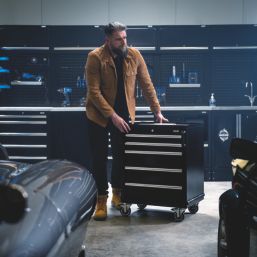 Bunker  Black 25 Piece Modular Storage Set with 1 Bowl Stainless Steel Sink