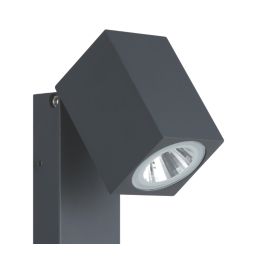Eglo Sakeda Outdoor LED Wall Light With PIR Sensor Anthracite 5W 600lm