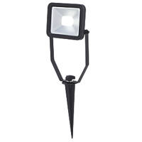 LAP  Outdoor LED LED Spike Floodlight Black Matt 10W 800lm