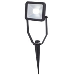 LAP  Outdoor LED Spike Floodlight Black Matt 10W 800lm
