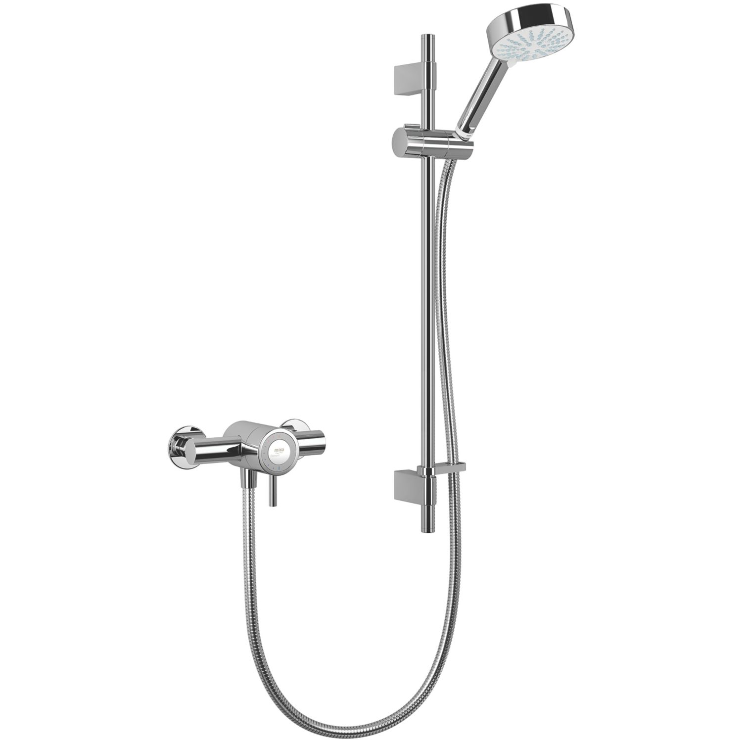 Mira Element EV Rear-Fed Exposed Chrome Thermostatic Mixer Shower (454FV)