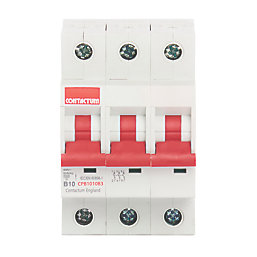Contactum Defender 10A TP Type B 3-Phase MCB