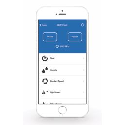 Vent-Axia 479460 114.3mm (4 1/2") Axial Bathroom Bluetooth Extractor Fan  White 240V