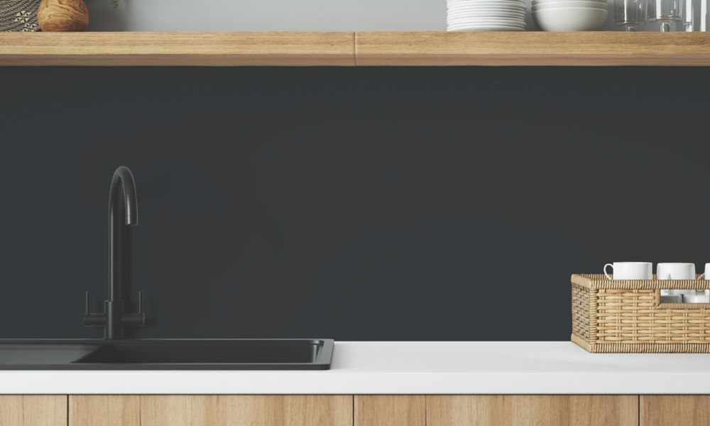 Wilsonart  Midnight Grey / Hadrian Green Mid-Rise Splashback 3050mm x 600mm x 4mm