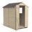 Forest  4' x 6' (Nominal) Apex Overlap Timber Shed with Base & Assembly
