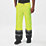 Regatta Pro Hi-Vis Cargo Trousers Yellow / Navy 32" W 31" L