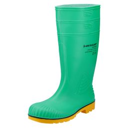 Dunlop Acifort HazGuard   Safety Wellies Green Size 6