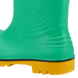 Dunlop Acifort HazGuard Size 6  Green Steel Toe Cap Safety Wellies
