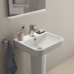 Ideal Standard i.life B Washbasin & Full Pedestal 1 Tap Hole 500mm