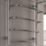 Reina 630mm x 530mm 861BTU Stainless Steel Curved Designer Towel Radiator