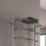 Reina 630mm x 530mm 861BTU Stainless Steel Curved Designer Towel Radiator