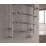 Reina 630mm x 530mm 861BTU Stainless Steel Curved Designer Towel Radiator