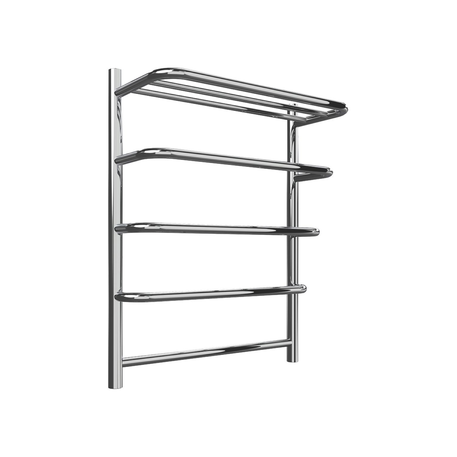 Reina 630mm x 530mm 861BTU Stainless Steel Curved Designer Towel Radiator (454LH)