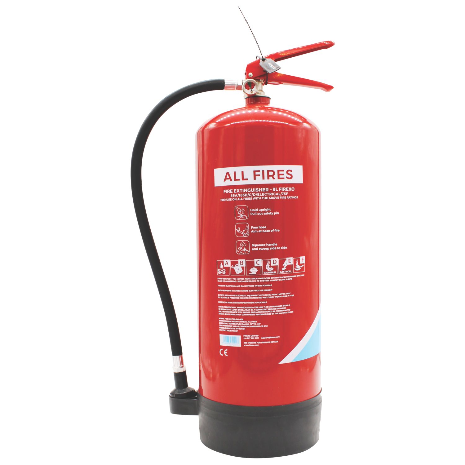Firexo All Fires Fire Extinguisher 9Ltr (454PG)