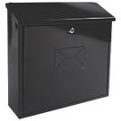 Burg-Wachter Contemporary Post Box Black Metallic