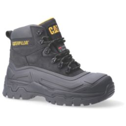 CAT Typhoon SBH Size 10 Black Water Resistant Safety Boots