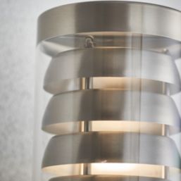 Saxby Tango Outdoor Wall Light With PIR Sensor Brushed Stainless Steel