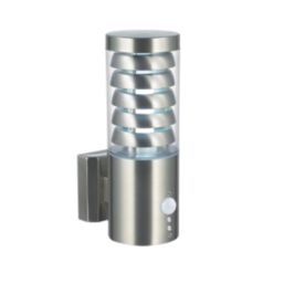 Saxby Tango Outdoor Wall Light With PIR Sensor Brushed Stainless Steel