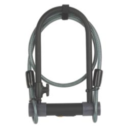 Yale Hardened Alloy Steel U Bike Lock & Security Cable 1200mm x 10mm