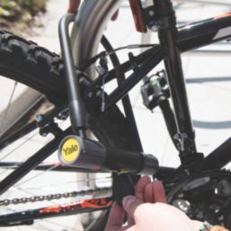 Yale Hardened Alloy Steel U Bike Lock & Security Cable 1200mm x 10mm